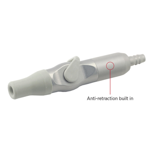 DCI Economy Saliva Ejector Valve, with AntiRetraction Coupler Available from Bowen Products